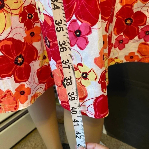 Bay Studios Cottagecore Floral Sleeveless Fit  Flare Midi Dress Women 14 Stretch - Picture 3 of 6